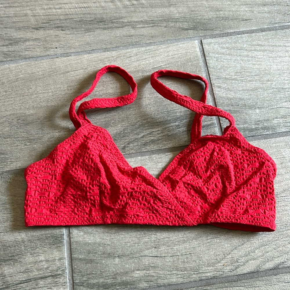 Lisa Marie Fernandez textured bikini top